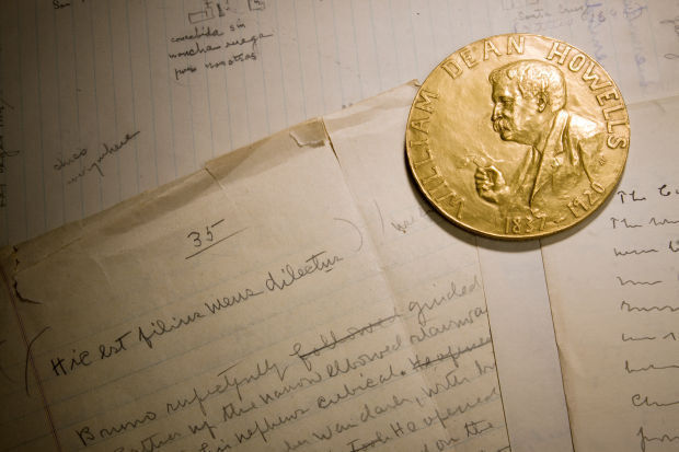 37 Objects Willa Cather medal